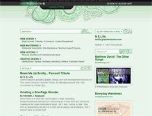 Tablet Screenshot of greententacles.com